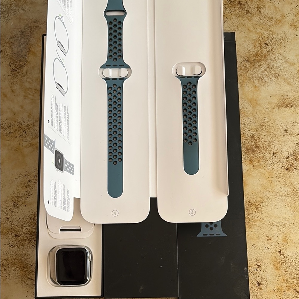 Apple Smartwatch with Nike Blue Sport Band